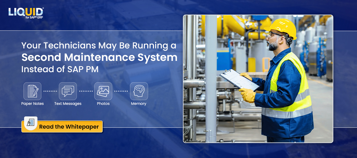GuiXT's tweet photo. Paper notes. Text messages. Photos on a phone. Memory. End-of-shift SAP entry.

These are not random workarounds. They can be signs that the SAP PM workflow does not fit the way technicians work.

See how to overcome: 
https://t.co/sKJJUTtNQG https://t.co/AdMEch3cp5