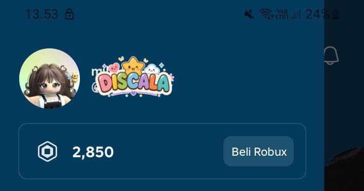 hii_shaaa's tweet photo. Ready robux visend ✨️
Kirim robux via send username
Ready ⤵
15.000 /100r
30.000 /200r
45.000 /300r
60.000 /400r
75.000 /500r
150.000 /1000r

Pay via QRIS
Order bisa dm / klik WA di bio yaa
#zonauang #zonajajan #roblox https://t.co/kt02AcEin7