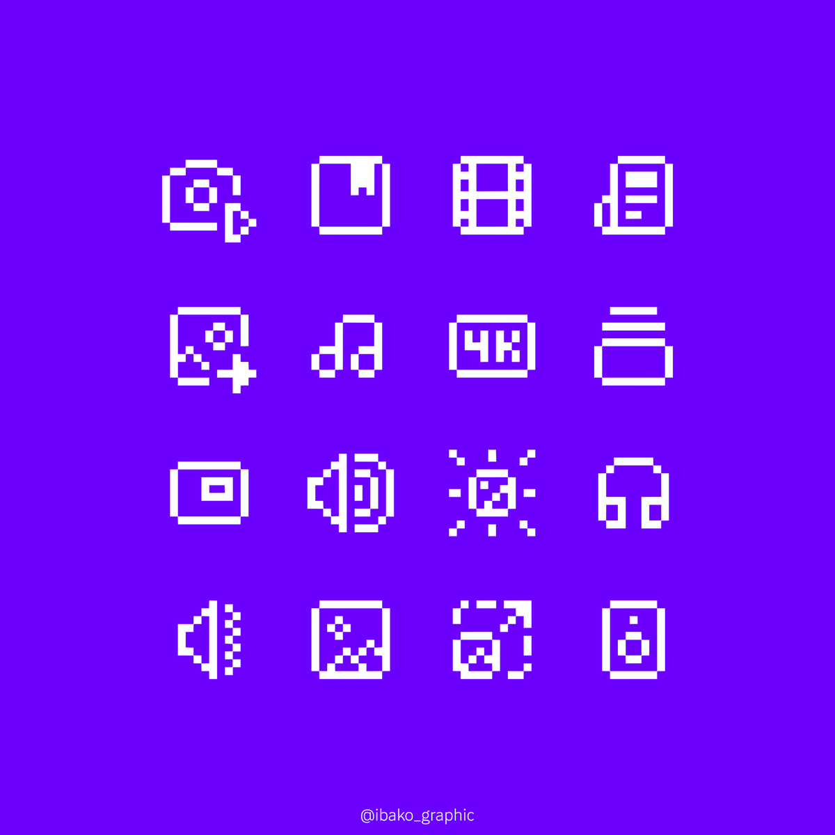 ibako_graphic's tweet photo. تصميمي لشعار وهوية بَكسلَة
ستوديو متخصص بتصميم وتطوير الألعاب الرقمية
مستلهم من وحدات البكسل https://t.co/9sz80vVSNE