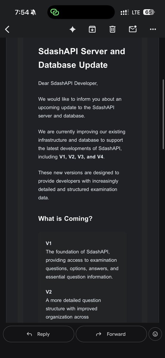 titledone's tweet photo. SdashAPI Update

We’re upgrading our server &amp; database infrastructure to power V1, V2, V3 &amp; V4.

Better performance.
More structured exam data.
Stronger APIs.

We’re just getting started. 

SdashAPI⁠ https://t.co/BavgTRejaV