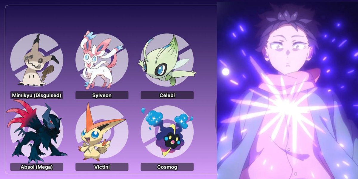 BiSubaru's tweet photo. Was bored so I gave Subaru a pokemon team https://t.co/A8tE4RO1MS