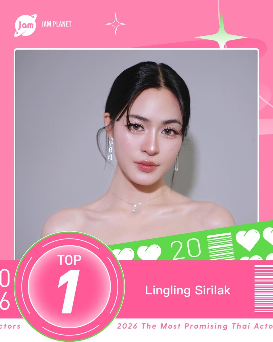 GDALinglingFans's tweet photo. 🎉ยินดีกับ #หลิงหลิงคอง ที่ได้อันดับ 1 รางวัล 2026 The Most Promising Thai Actors รายการ Jam Planet ด้วยค่าา 🙏🏻🙏🏻

#linglingkwong https://t.co/sIcs7VdUqX