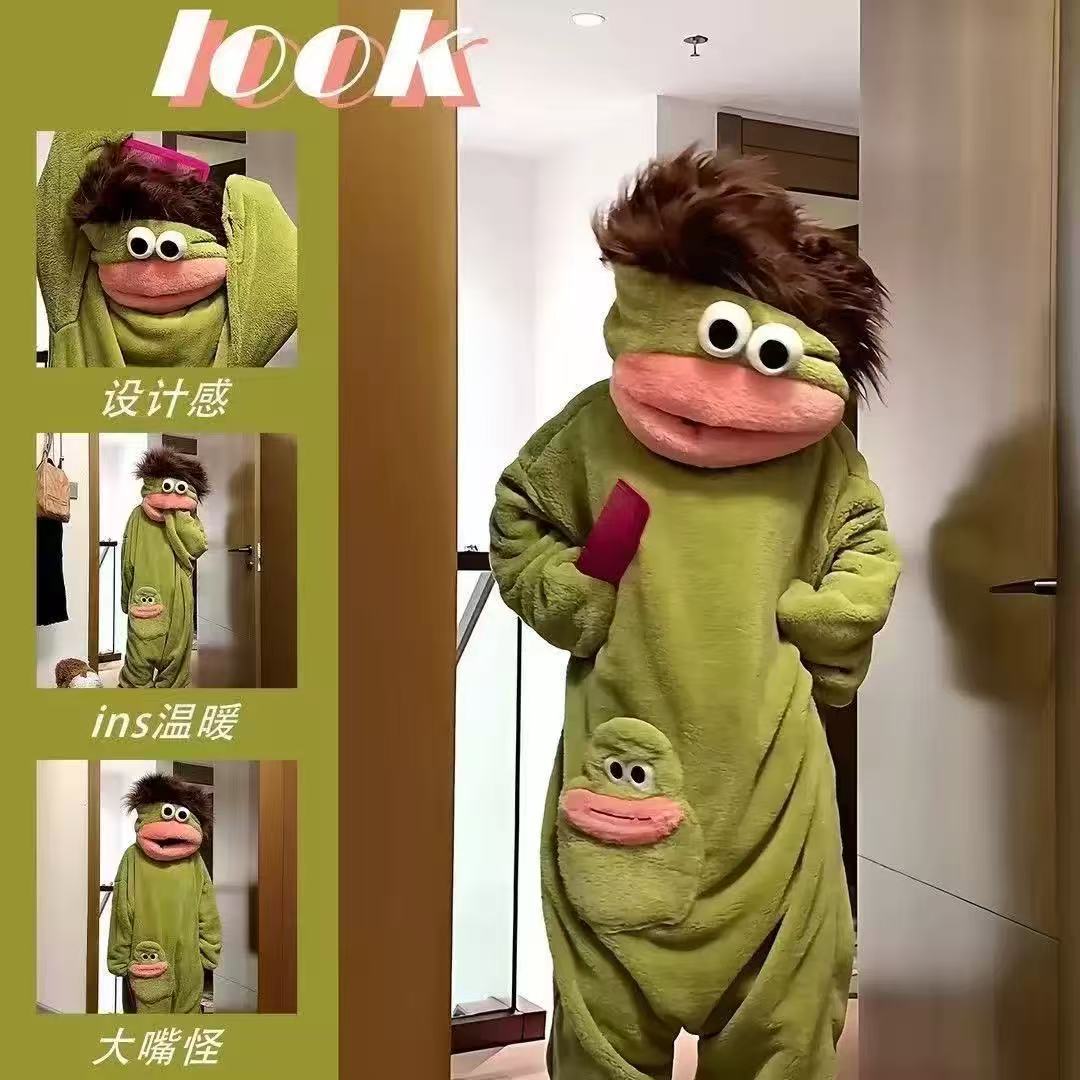 MingWren58185's tweet photo. Monster mode: ON  Soft fleece onesie with funny long-hair monster design – ultra-cozy for kids &amp; adults. Perfect for lounging or sleepovers! $19.99
https://t.co/dGMZNhYIu6
#FleeceOnesie #MonsterPajamas #CozyOnesie #KidsPajamas #AdultOnesie #FunnySleepwear https://t.co/Jy6KoUNUJv
