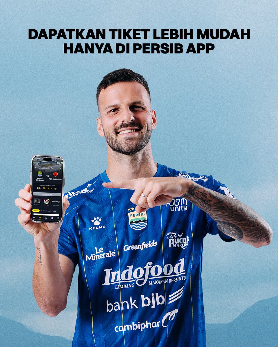 persib's tweet photo. Langkah pertama menuju tahta dimulai 6 September 2026 di rumah kita sendiri, Stadion GBLA, menghadapi PSM Makassar.

Suara dan tepuk tanganmu di tribun adalah bahan bakar utama para pemain di lapangan untuk memulai kompetisi dengan hasil positif. 

Tiket pertandingan #PERSIB vs PSM Makassar sudah bisa didapatkan mulai hari ini di PERSIB App 📲

#LivesInsideUs #ManahJeungGetihna