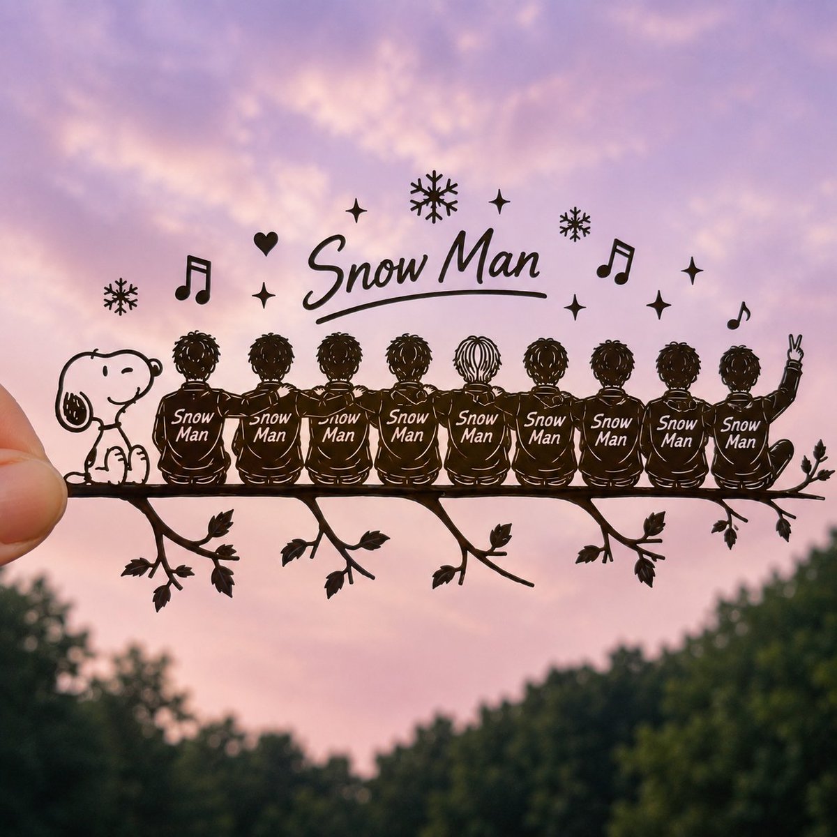 Snoopy198961's tweet photo. Snoopy x Snow Man 🐶🎵 https://t.co/dbTs2oNEuj