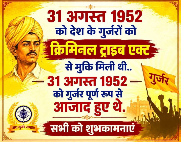 JantaMahasabha's tweet photo. परंतु आज दिन तक #गुर्जर को जनजाति
का दरजा नहीं दिया गया है ।
हमारी इस मांग को पिछले 74 साल से 
विभिन्न बहलावों से टाला जा रहा है ।
@narendramodi से निवेदन 
#Gurjar को जनजाति के रुप में अनुसूचित 
कर न्याय दिलाये ।
@PMOIndia
@HMOIndia 
@TribalAffairsIn https://t.co/kgLXt47eji