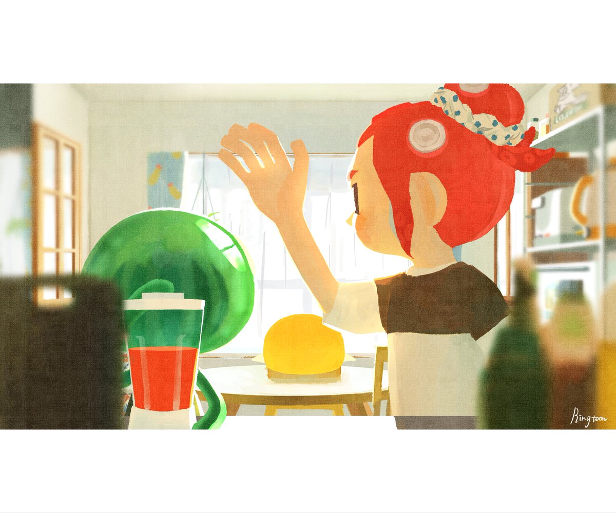 Ringtoon_E's tweet photo. おはようの朝
#Splatoon3 #スプラトゥーン3 https://t.co/lkfygDfyJl