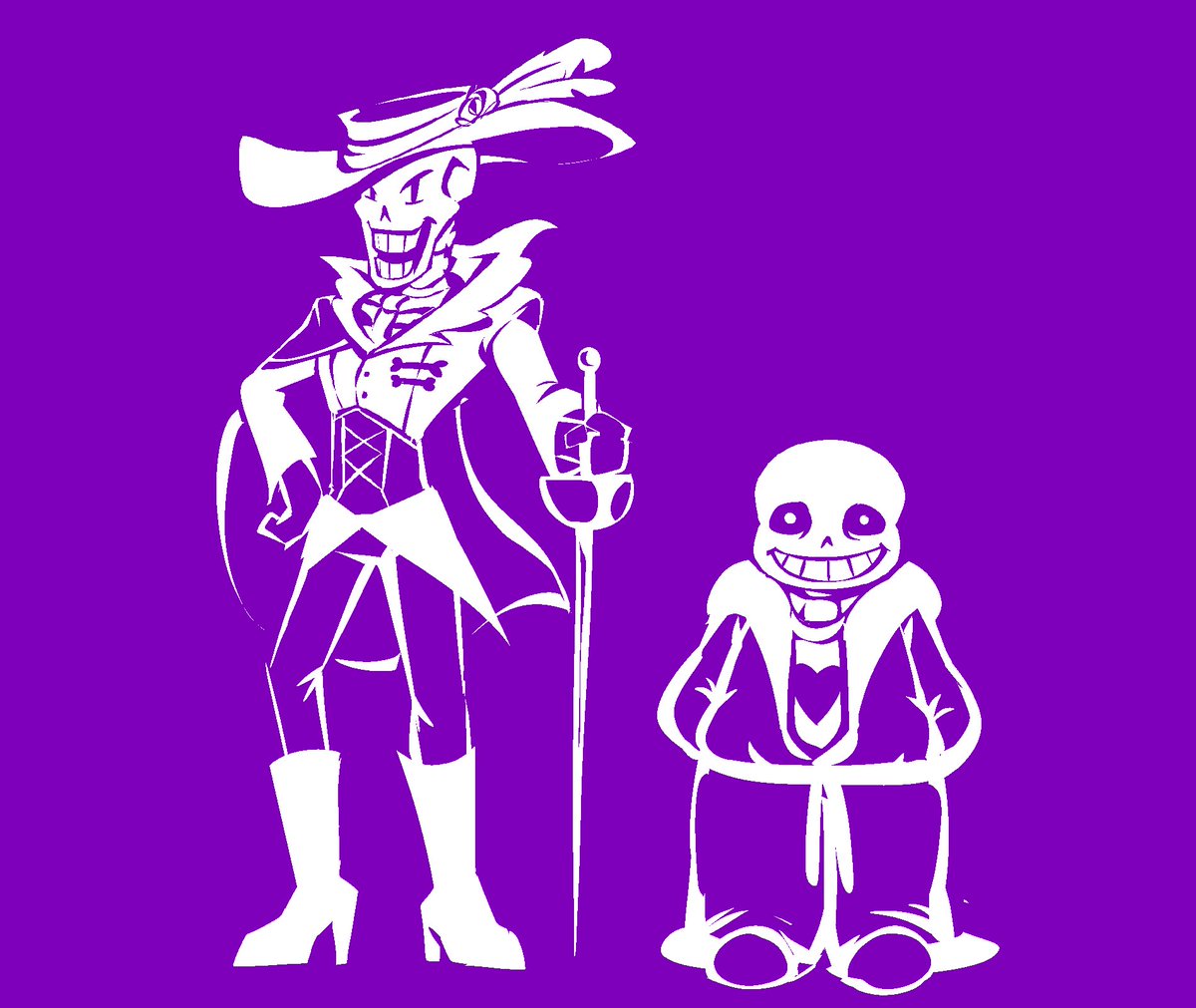 dr_john09's tweet photo. Polished the designs more. Papyrus looks like he'd be in an old shoujo manga. https://t.co/QqjKk3Ea9h