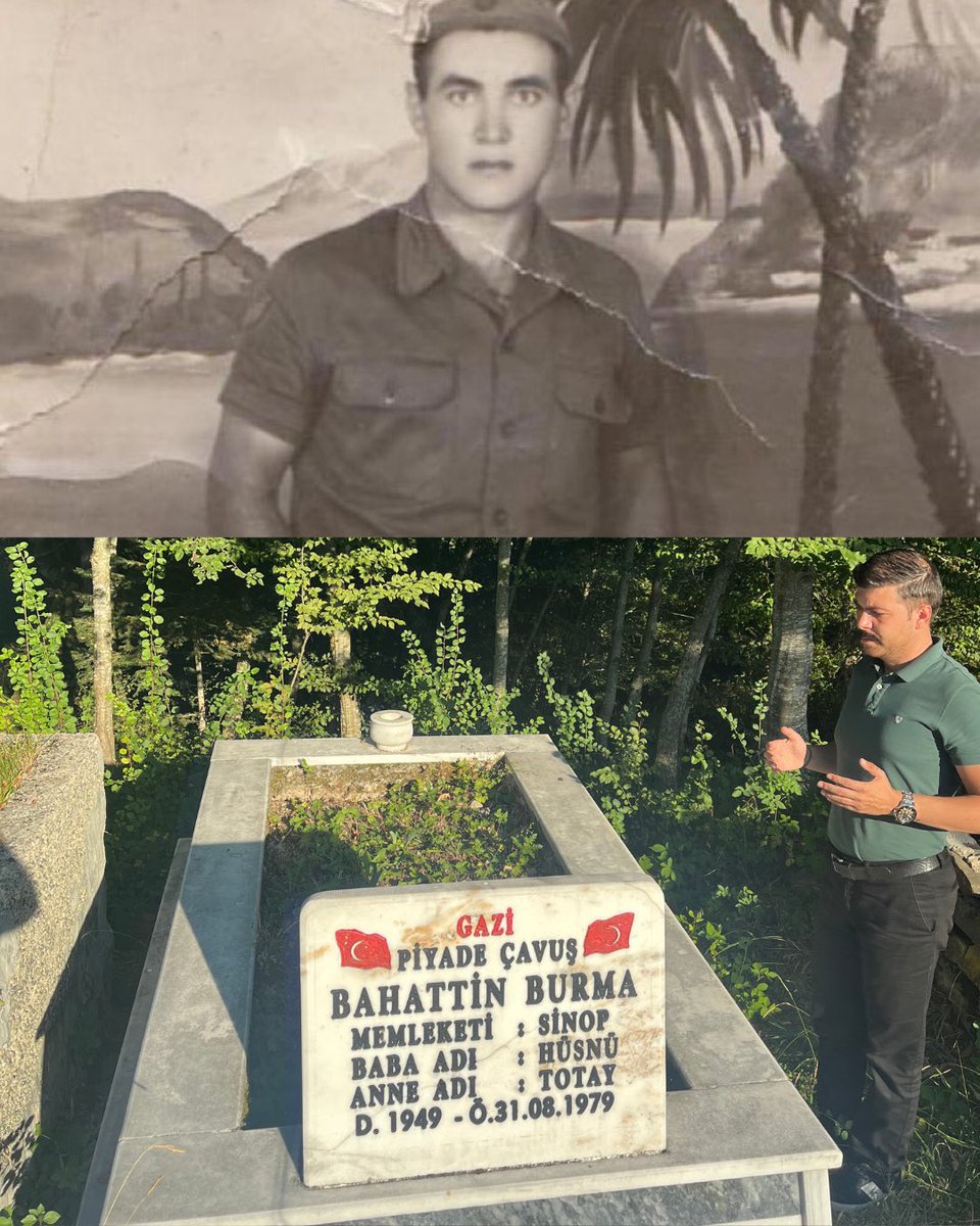 volkanbarsgokce's tweet photo. 31 Ağustos 1979 günü komünist bölücü terör örgütü mensupları tarafından açılan yaylım ateşi sonucu şehit edilen Kıbrıs Gazisi Ülkücü Şehit Bahattin Burma ağabeyimizi rahmetle anıyorum. 
#bahattinburma https://t.co/lU0HHJZXFZ