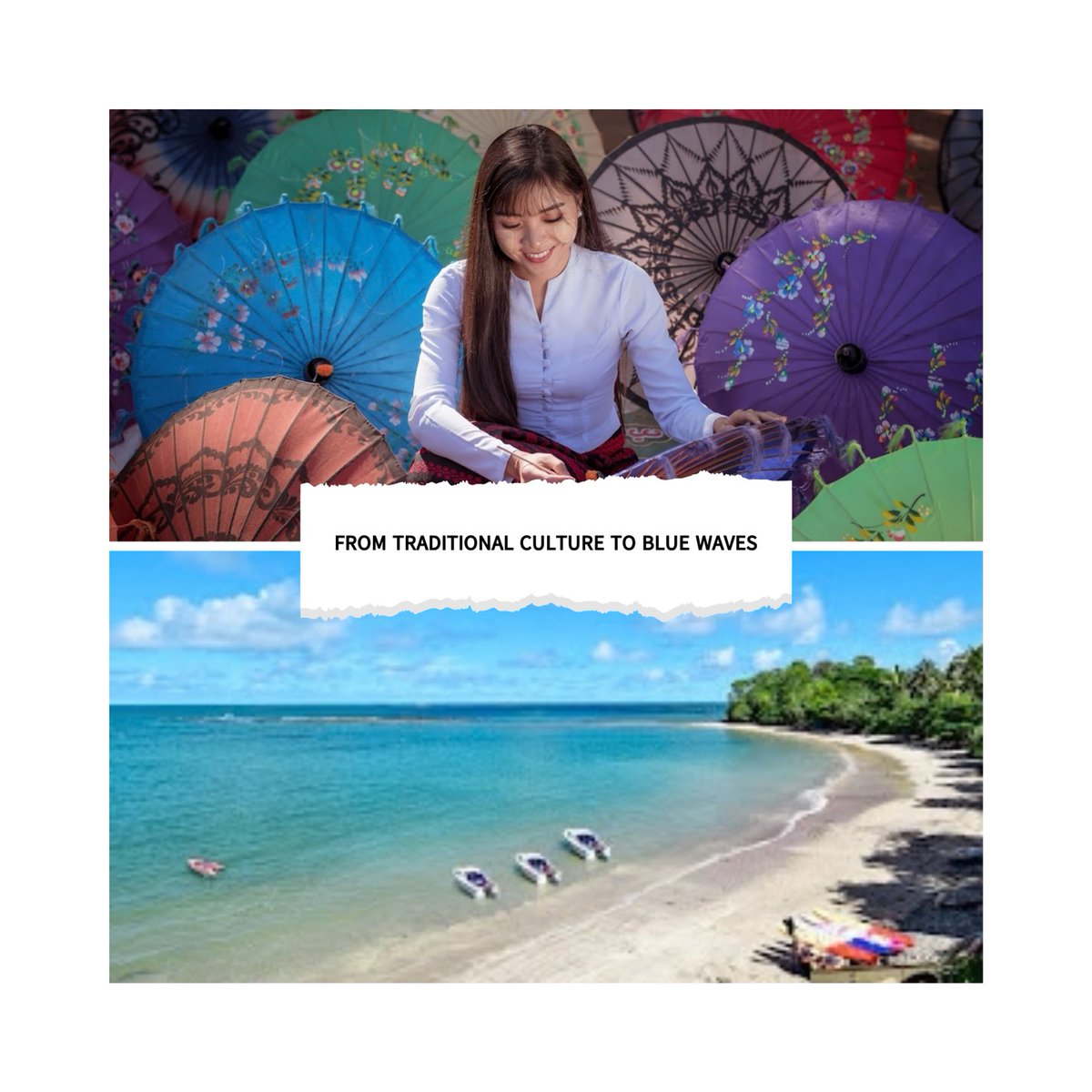 VisitMyanmar_MM's tweet photo. “Two Destinations One Trip” Pathein - Chaungtha
Experience the perfect blend of culture and coastal adventure in a 2-day getaway.
#EnchantingMyanmar #TwoDestinationsOneTrip #tourismdaily #Pathein #Chaungtha https://t.co/YYlVdjfTVC