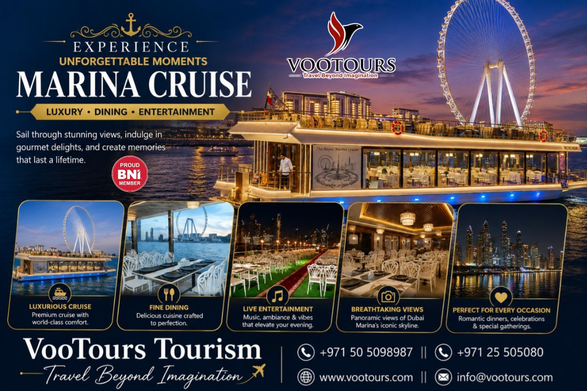 mintandmochaa's tweet photo. Sail Dubai Marina aboard a traditional dhow. Enjoy skyline views, an international buffet dinner, live entertainment, and a relaxing evening on Dubai’s sparkling waterways. Perfect for couples, families, and groups. https://t.co/sBvyccvGLm