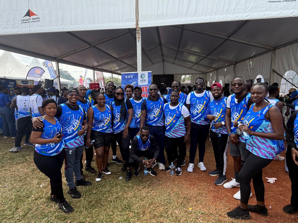 RctKyengera's tweet photo. What a day! From the energy on the track to the smiles, laughter, and incredible teamwork, it was a fun-filled day of running for a cause, raising awareness, and standing together against cancer. 
Together, we ran. Together, we made a difference.
#GwangaMujje #CancerRunUg26 https://t.co/wEamhW6JLe