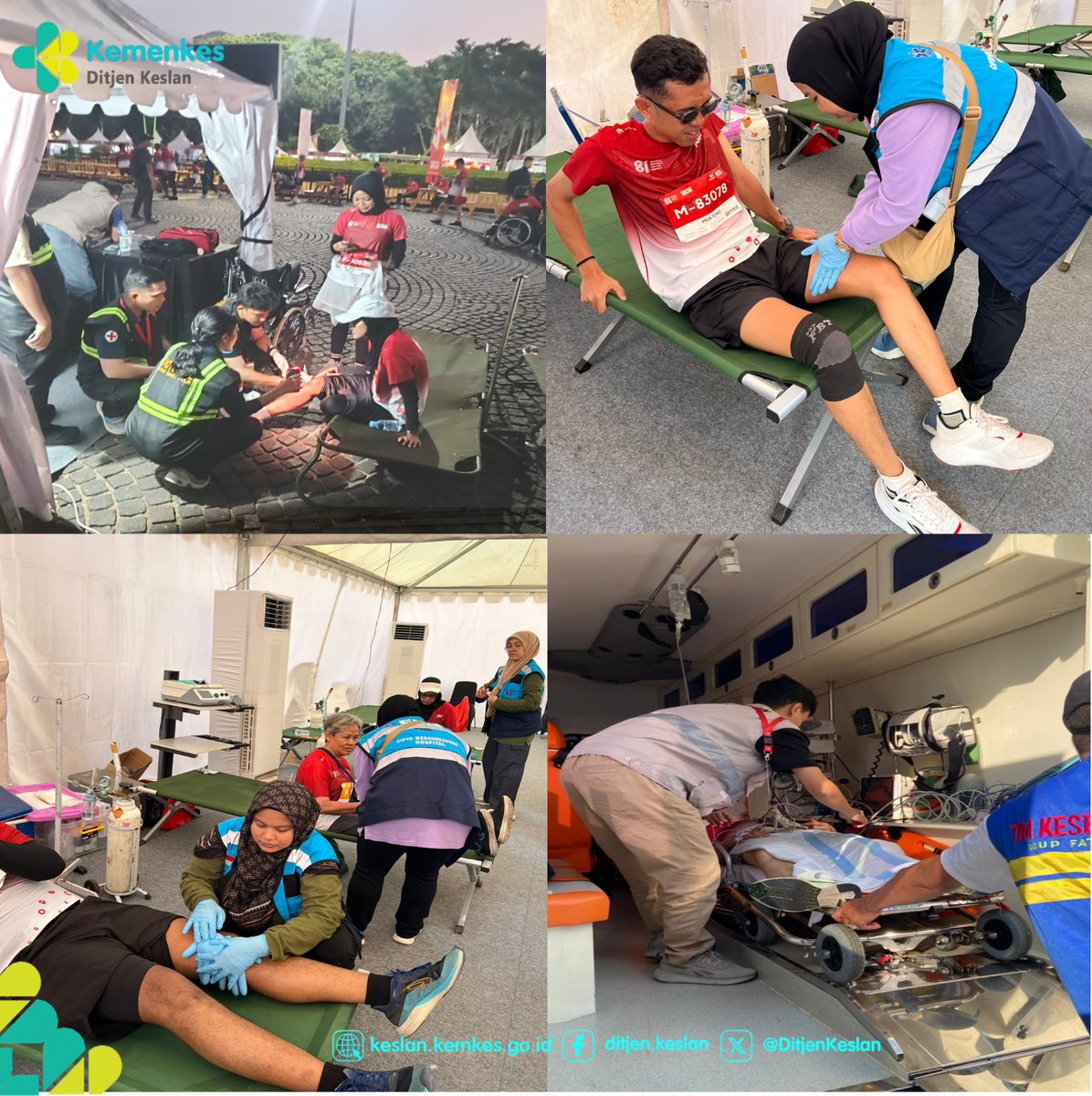 DitjenKeslan's tweet photo. Kemenkes Siagakan Layanan Kesehatan Terintegrasi untuk Merdeka Run 2026
Selengkapnya: https://t.co/3r2K41Oj7a
#merdekarun #kemenkes #ditjenkeslan https://t.co/D4wd5r0jtv