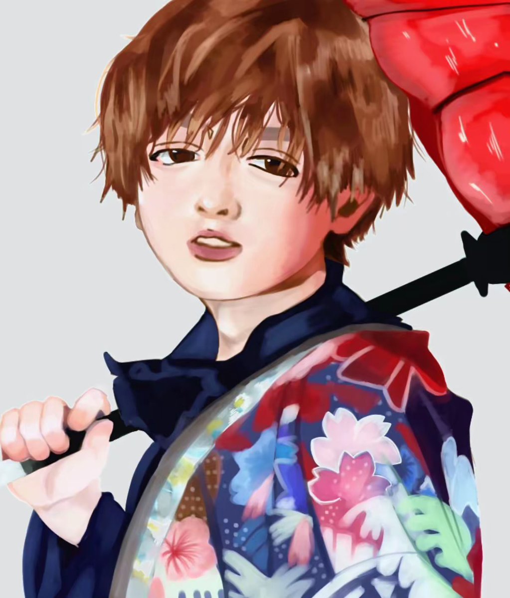 aos44y's tweet photo. 和も似合う男
＃みるきーずお絵描き部
＃よじだじんと https://t.co/HH5CHRZyzC