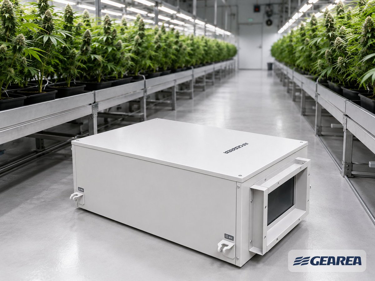 Gearea_Climate's tweet photo. Compact humidity control for smaller grow rooms.

Gearea Commercial Dehumidifier combines reliable dehumidification, flexible installation, MERV 13 filtration, and easy system integration in a space-saving design.

#Gearea #CommercialDehumidifier #GrowRoomHVAC #Dehumidification https://t.co/2a8mfDQtxi