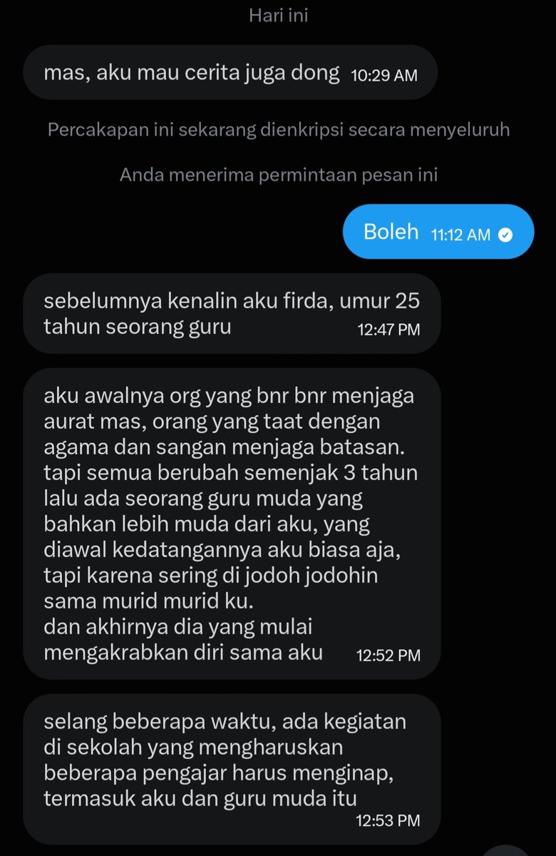 ciumannnn's tweet photo. Bu guru yang di ghosting pasangannya https://t.co/udHhrpQ8BV