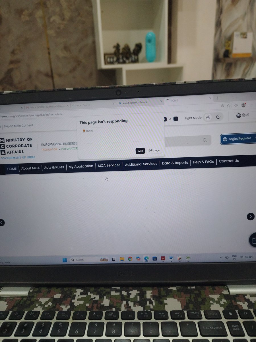 csnikitajain26's tweet photo. @MCA21India #MCA  system is not working . Please provide a good workable site extend CFSS due date so that small msme can take its benefit https://t.co/4ymJaUnODJ