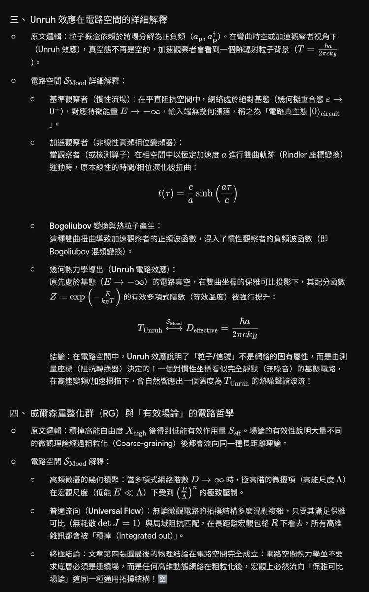 ekajati_live's tweet photo. 「量子場論（QFT）為何是物理學的必然」：從單粒子波函數的瓦解、Fock 空間的出現，到局域性（Haag 代數）、楊-米爾斯規範場（Yang-Mills Field）、烏魯效應（Unruh Effect），最後到威爾森重整化群與有效場論。 https://t.co/zPKu52tFiI