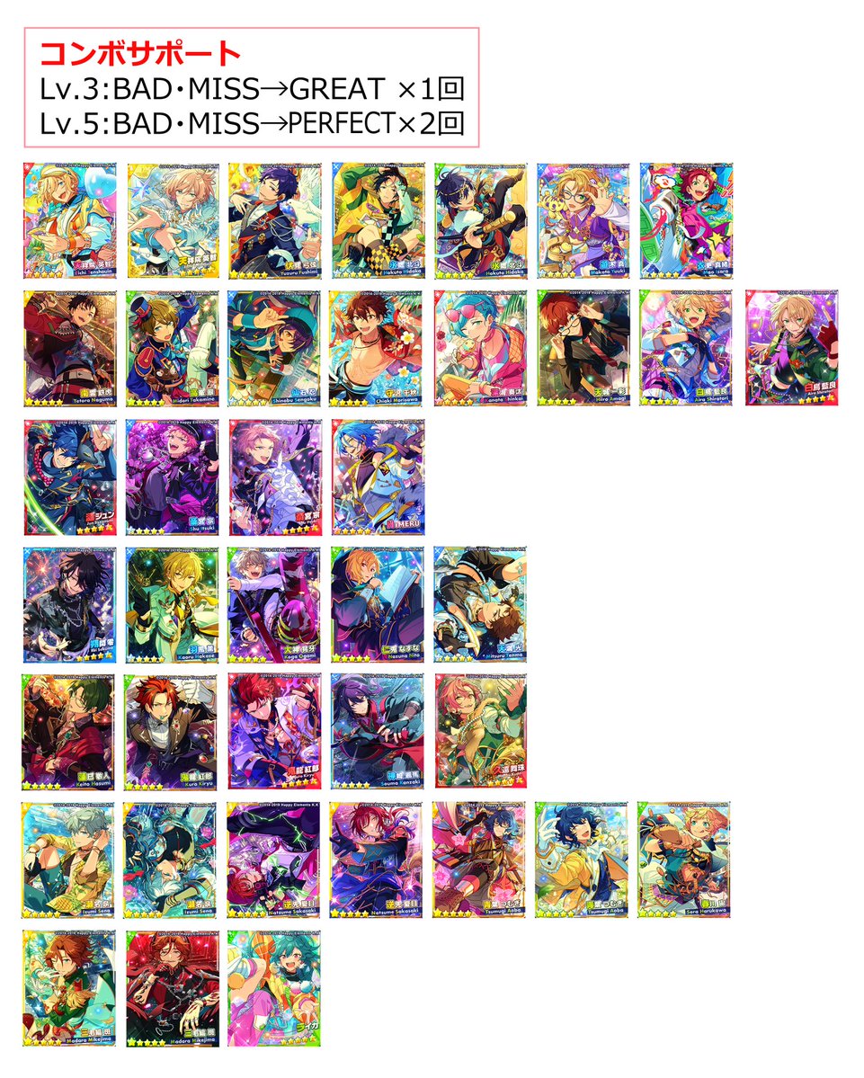zu_KAETTEKITE's tweet photo. あんスタ Music 
特殊サポートスキル(判定・特殊ドロップup)
特殊センタースキル
※【ワールドツアー編／AREA05 ALKALOID VS Switch】 まで https://t.co/aQlcKx6Nhd