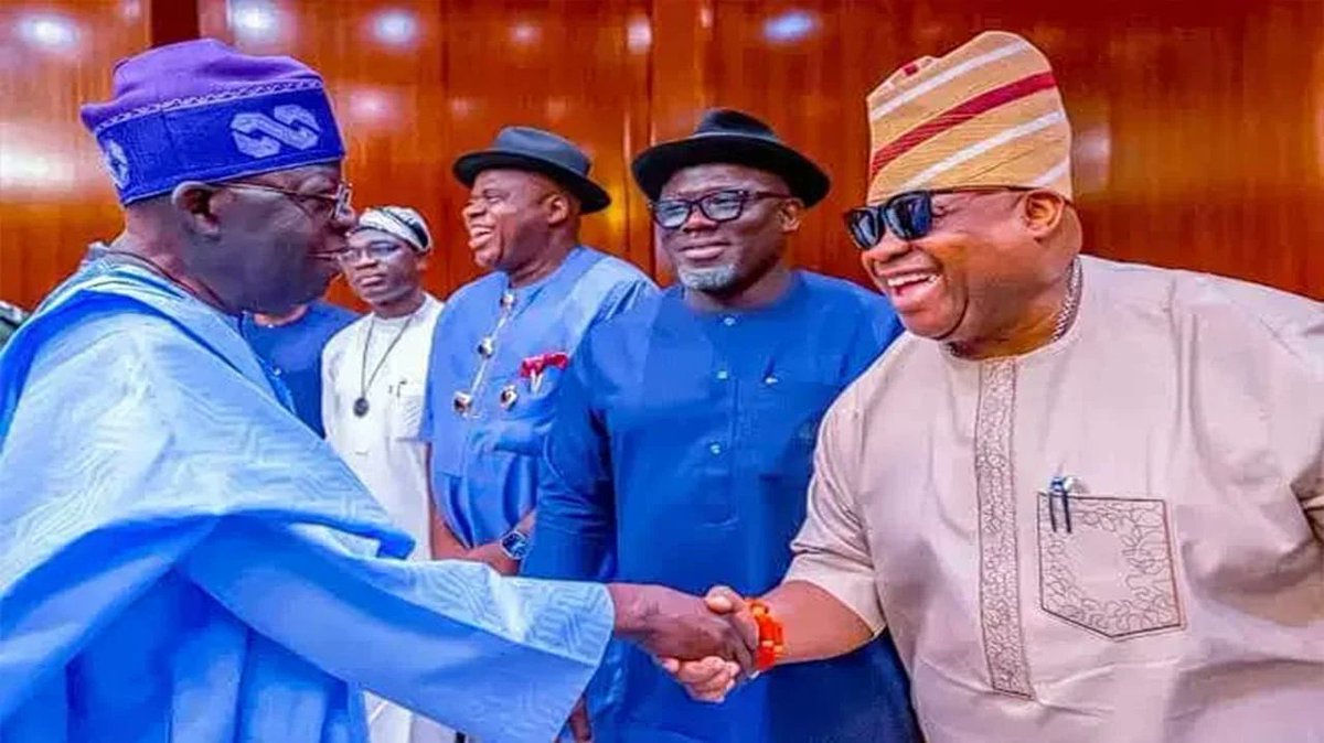 NigeriaStories's tweet photo. I won’t backtrack on President Bola Tinubu endorsement.

~Governor Adeleke says https://t.co/QOu56A2Ye3