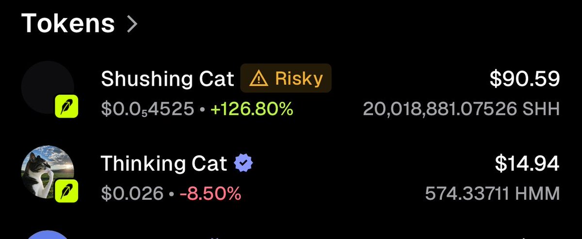 shhushingCat's tweet photo. Shush and enjoy the rewards🤫

$SHH is printing you free thinking-cat:native 🤔

Imagine when the volume catches🤫🐈

#Crypto #Memecoin #Airdrop #Rewards #Robinhood $ETH https://t.co/lQV1WNVYAP