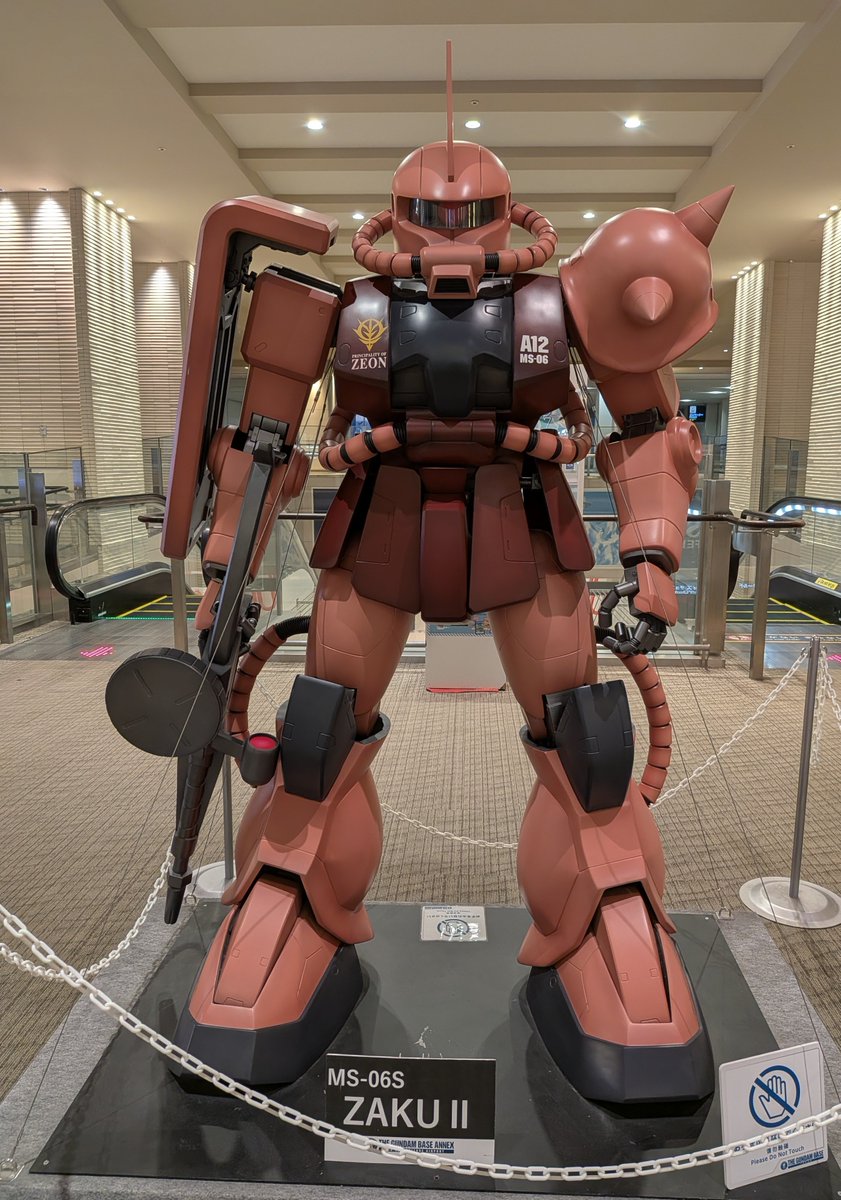 maikyYMoto's tweet photo. 再び北の地へ🗾その6
本数が多いので飽きませんでした😊
最後はガンダムベースに少し寄り道して帰路につきました🛫

#新千歳空港
#ガンダムベース https://t.co/Ix1scoexn8