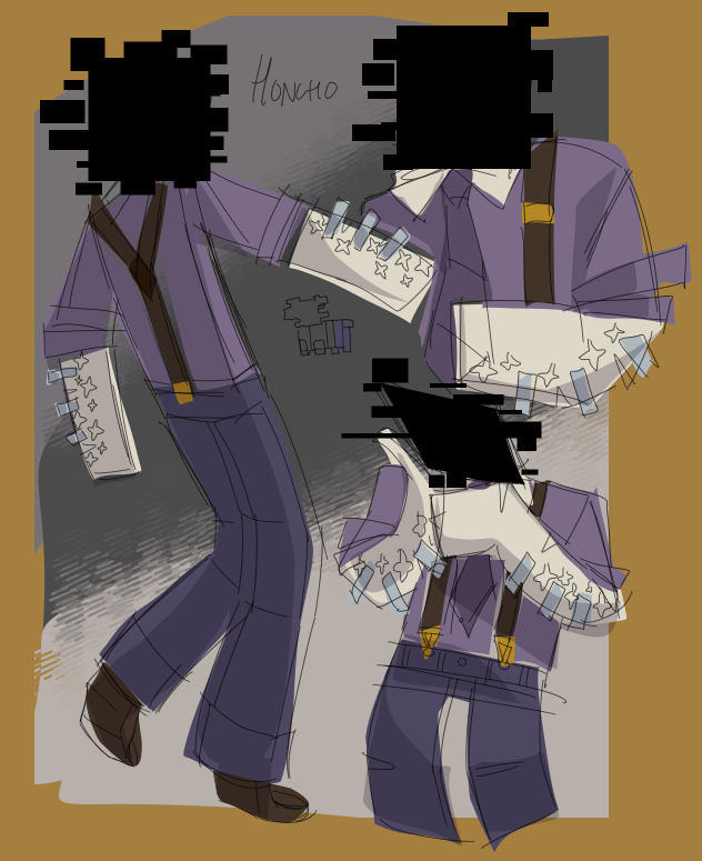 SUNSERAPH999's tweet photo. lazy doodles of Honcho if it saw this i'd get FIRED!!! #doorsroblox #robloxdoors https://t.co/hOe1K3mWYq