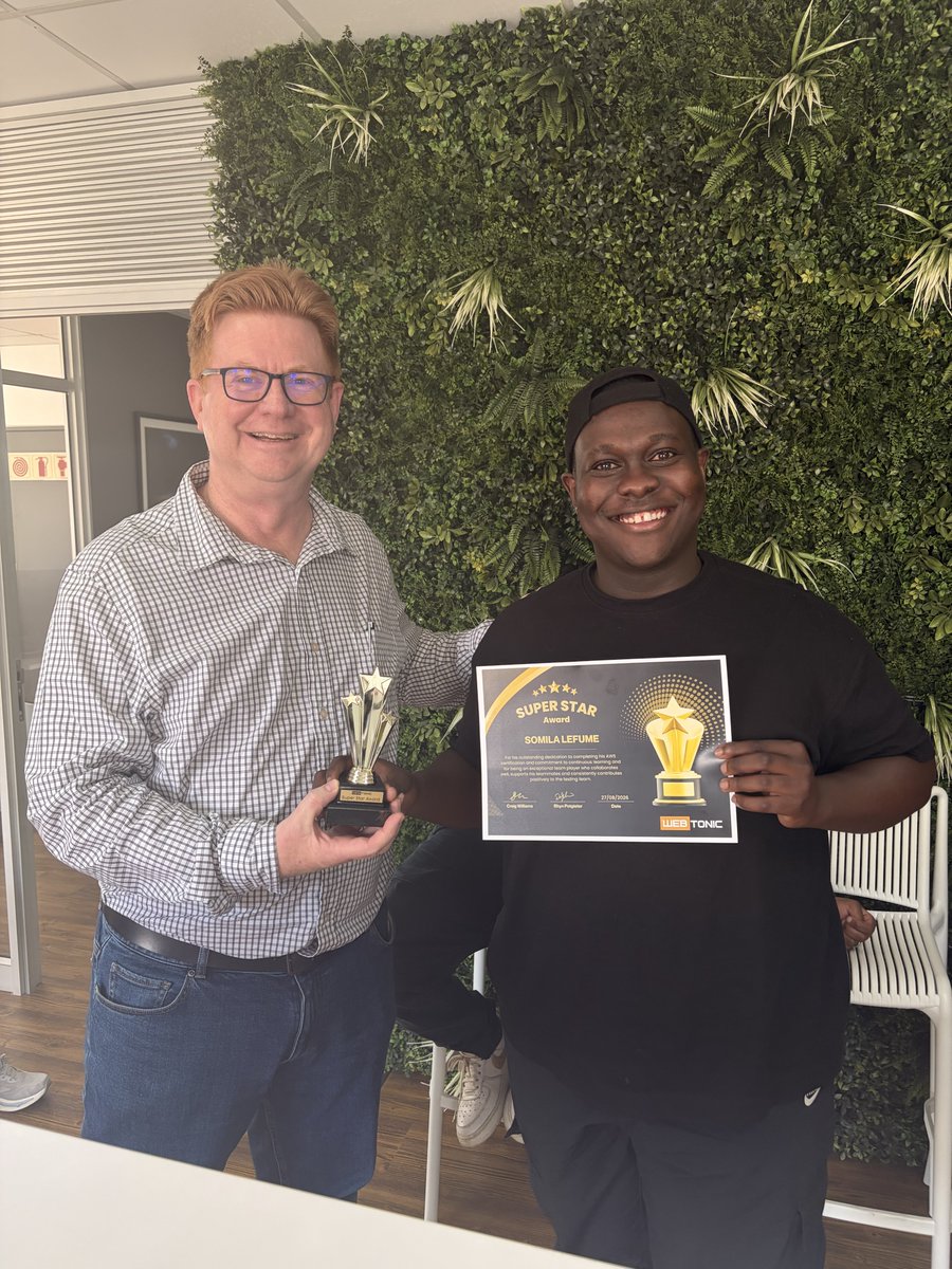 WebtonicOS's tweet photo. A great afternoon at our Quarterly Company Update last Thursday, reflecting on our progress, celebrating achievements and looking ahead to what's next. The day ended on a high note with a braai, good conversation and the opportunity to connect and celebrate being part of a great team. 

#Teamwork #CompanyCulture #Growth
