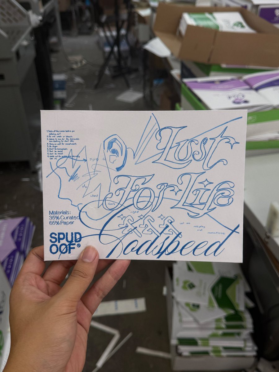 Spudoof's tweet photo. Envelope designs I did for my print club 3 https://t.co/oXP9dkZFoe