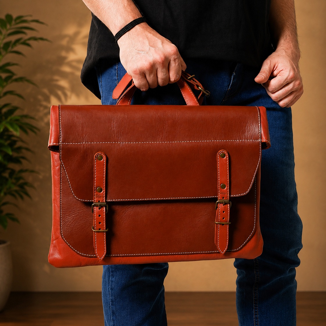 TrinityVoldw's tweet photo. A briefcase for early mornings, big meetings, and meaningful work. Made from 100% genuine leather with a timeless professional design, it carries daily essentials and grows more beautiful with age. https://t.co/EmBUH60rnB