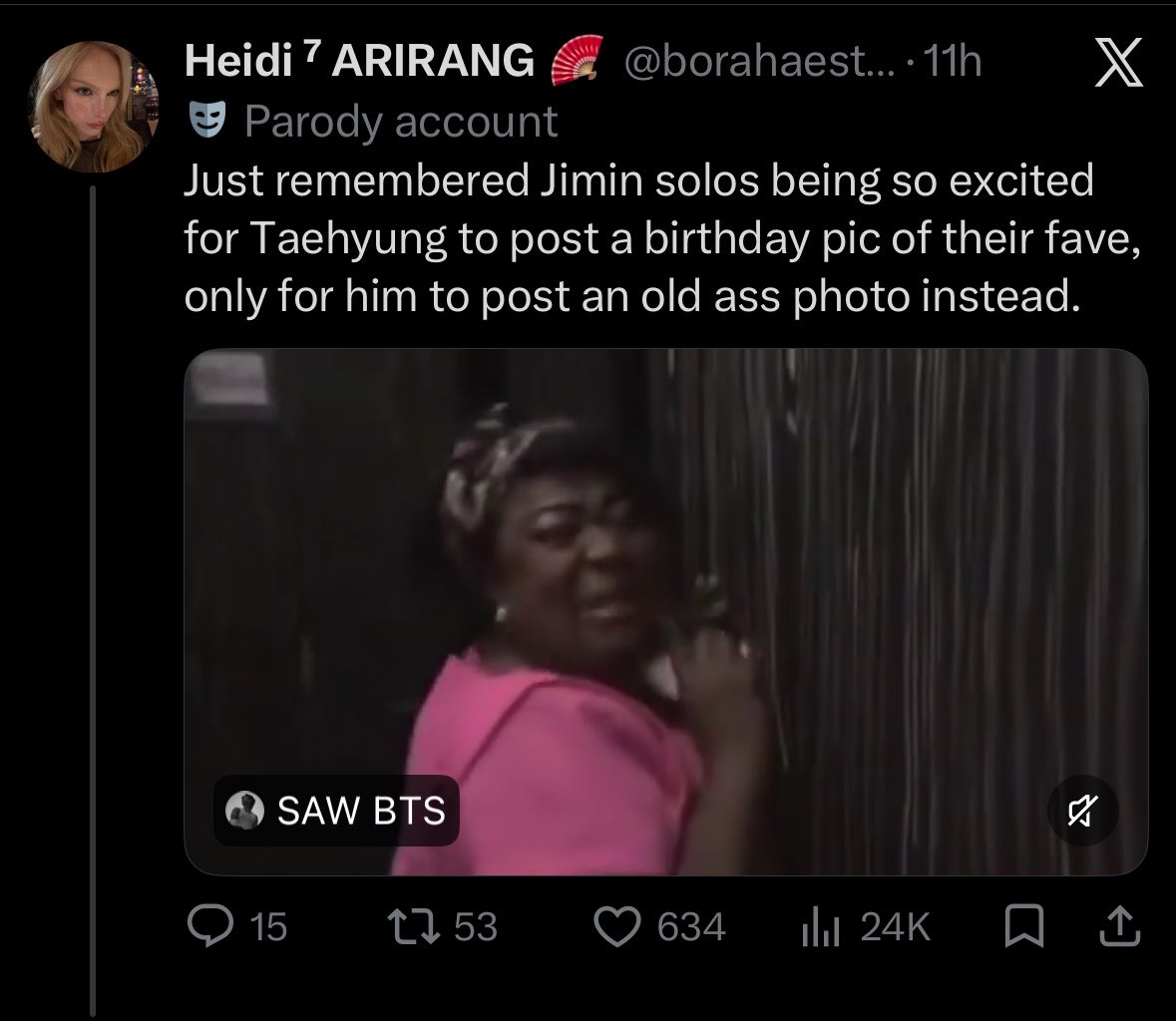 serajimin_'s tweet photo. heidipig be creating her own happiness😭 https://t.co/5PsceI6Afe