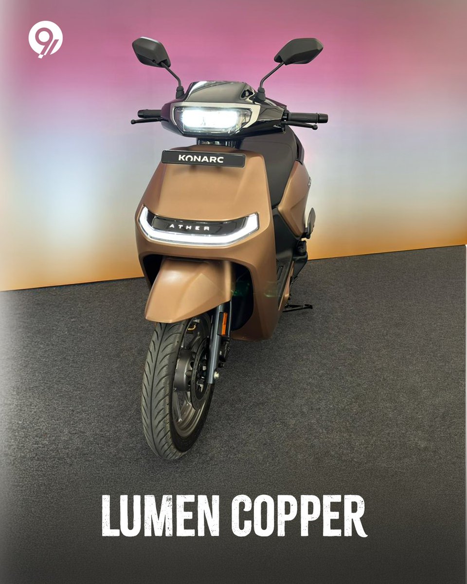 91wheels's tweet photo. The Ather Konarc, in every shade. ⚡
Swipe through for a closer look at the colours available.
@atherenergy
#Konarc #Ather #Atherenergy #athercommunityday26 https://t.co/mA3rd0MTFX
