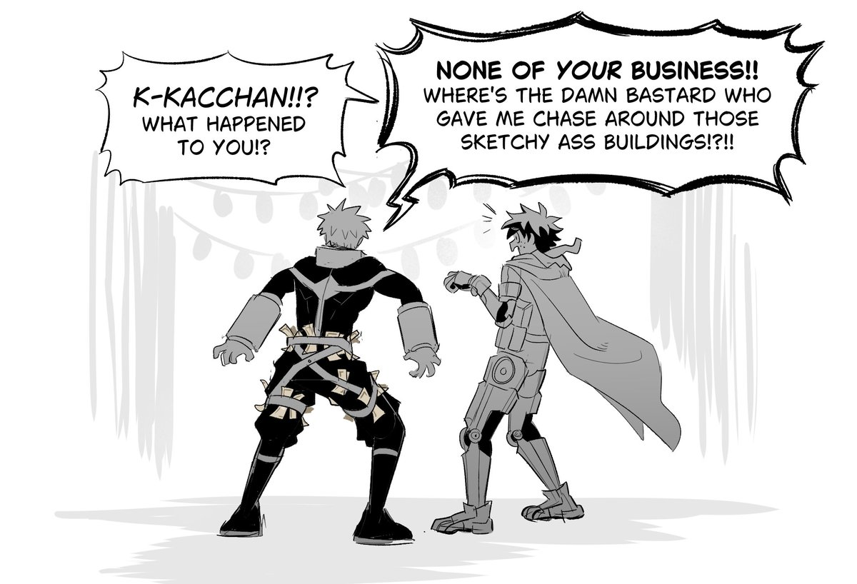 frogboy38618514's tweet photo. Had a silly thought about Great Explosion Murder God Dynamight chasing a villain through a red light district https://t.co/42apPOh3xl