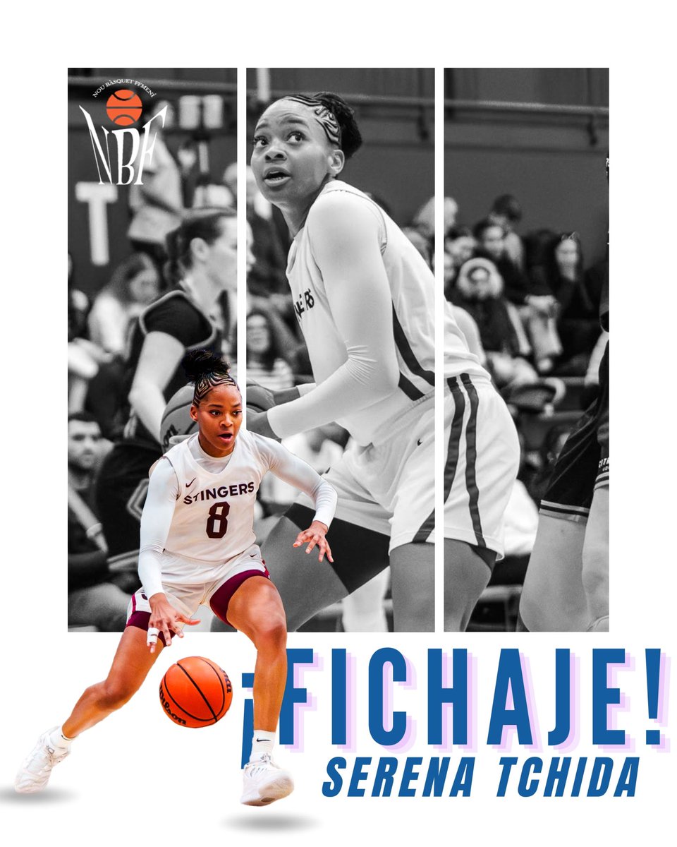 NBF_Castello's tweet photo. 💙🩷FICHAJE SERENA TCHIDA 🏀

Serena Tchida jugará en el #NBFCastelló esta temporada.

📍 Pívot | 1,85 m

MVP de liga y First Team All-Canadian con Concordia University.

¡Físico, energía y rebote para la pintura! 💪🏀

Welcome, Serena! 💙🩷 https://t.co/0lp1ppxZrR