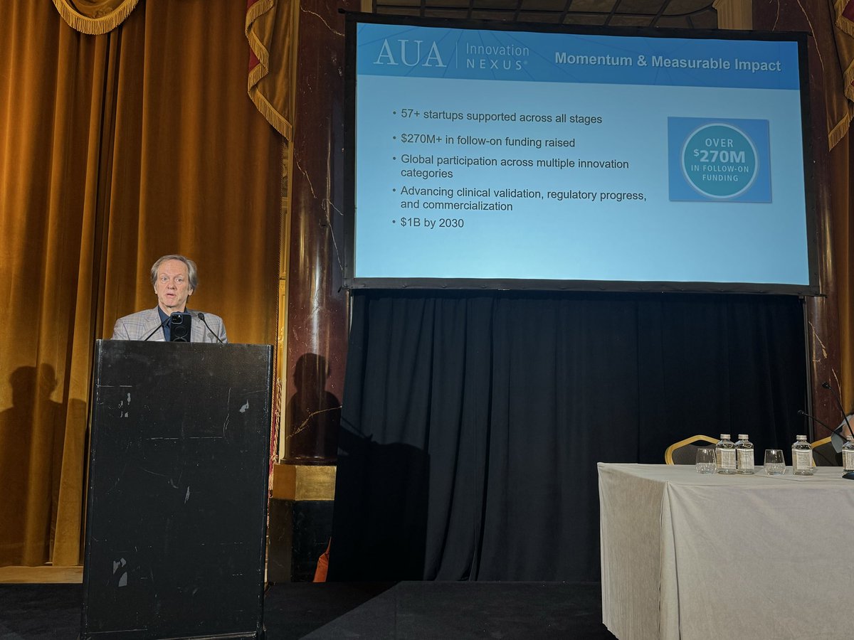jimhumd's tweet photo. @MaleHealthDoc @MountsinaiUro @AmerUrological  NEXUS raising 1 billion for urology by 2030: >50 percent there to grow companies within the urology space. Disruptive Innovations! https://t.co/FjhxtPP0Jp