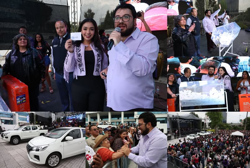 NOISVALA's tweet photo. 🚗🎉 #Naucalpan reconoció a los padres con el evento “Un Impulso para #Papá”, encabezado por @isaacsolar , donde más de 5 mil asistentes participaron en la rifa de 2 #autos, una #camioneta y 10 pantallas
🔗 https://t.co/M2OD6spek1
#Edomex #reflexion24informativo https://t.co/osmWbIrkgR