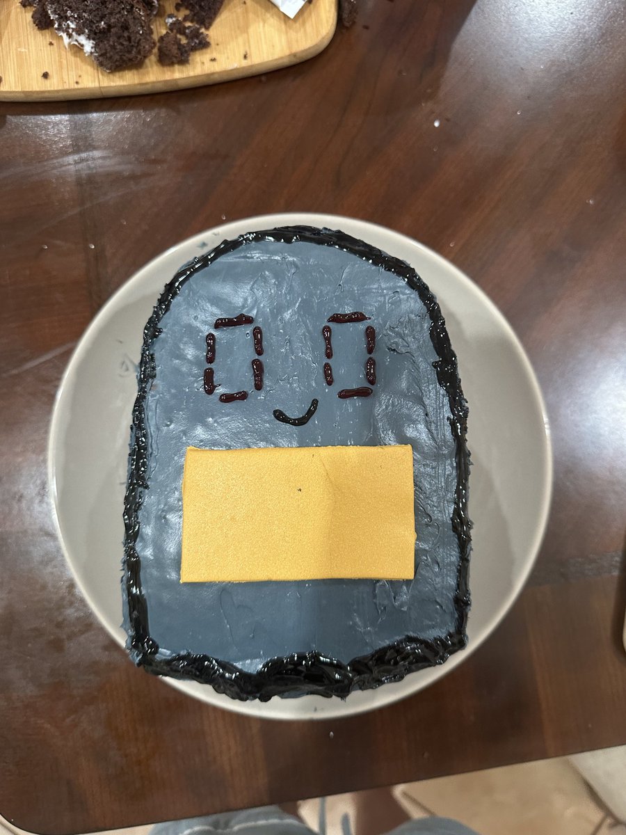 Microwave_Ghost's tweet photo. ITS MY BIRTHDAY. Look at this cake that I just cut on stream https://t.co/dRlGVavFrX