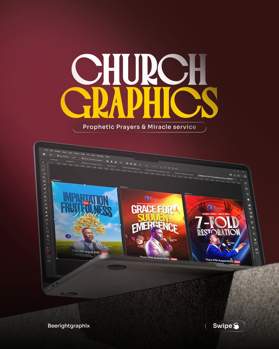 beerightgraphix's tweet photo. Posting this here
Church Graphics Dump🍃🔥

Visuals for Prophetic Prayers and Miracle Service series⚡️

#beerightgraphix #beeright https://t.co/uBAOlTpubK