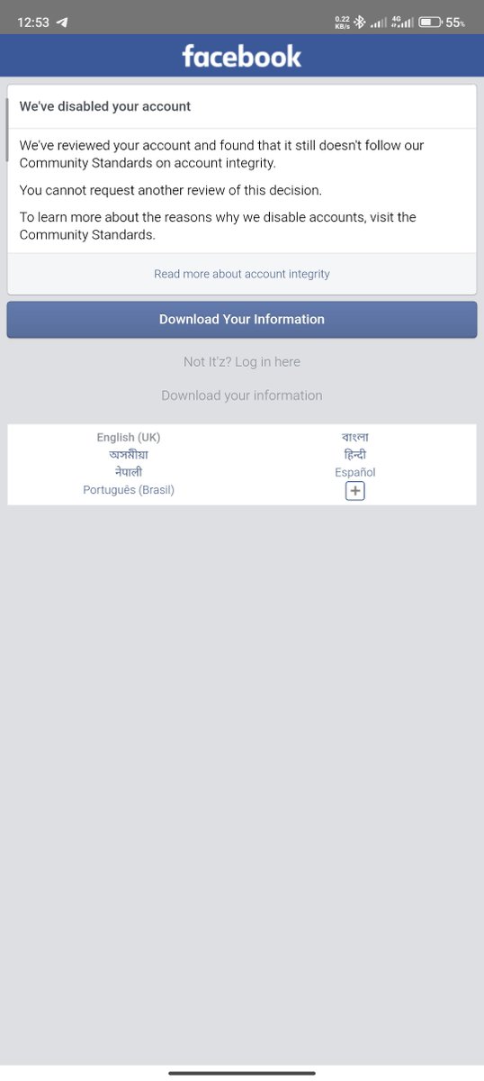 AkashIslam97161's tweet photo. Hello @MetaNewsroom @facebookapp , my accounts were disabled by mistake after an accidental identity verification. I’ve submitted an appeal. Please review and restore my accounts. 🙏 https://t.co/qVJpUJzQf7