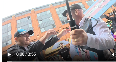 daveatherton's tweet photo. This @coopuk, @coopukpress and Greater Manchester @gmpolice is an absolute disgrace. Edge of the Matrix @judge148 turns up with legal, respectable views. His billboard says "there is no such thing as a transgender child" & "transwomen are men".

He is attacked by a man who is wearing a Coop uniform, his T-shirt is a Pride Rainbow with Coop on it. Are you normally in the habit of employing bigoted, violent thugs?

Moving onto the GMP, legal, moral, factually correct free speech is not an offence under the 1986 Malicious Communications Act and that in my opinion is an unlawful arrest. 

Quite disgusting behaviour all round at an LGBT rally. You GNP are aiding and abetting thuggery. 

Any update on the rape by GMP officers of @ImanZayna?