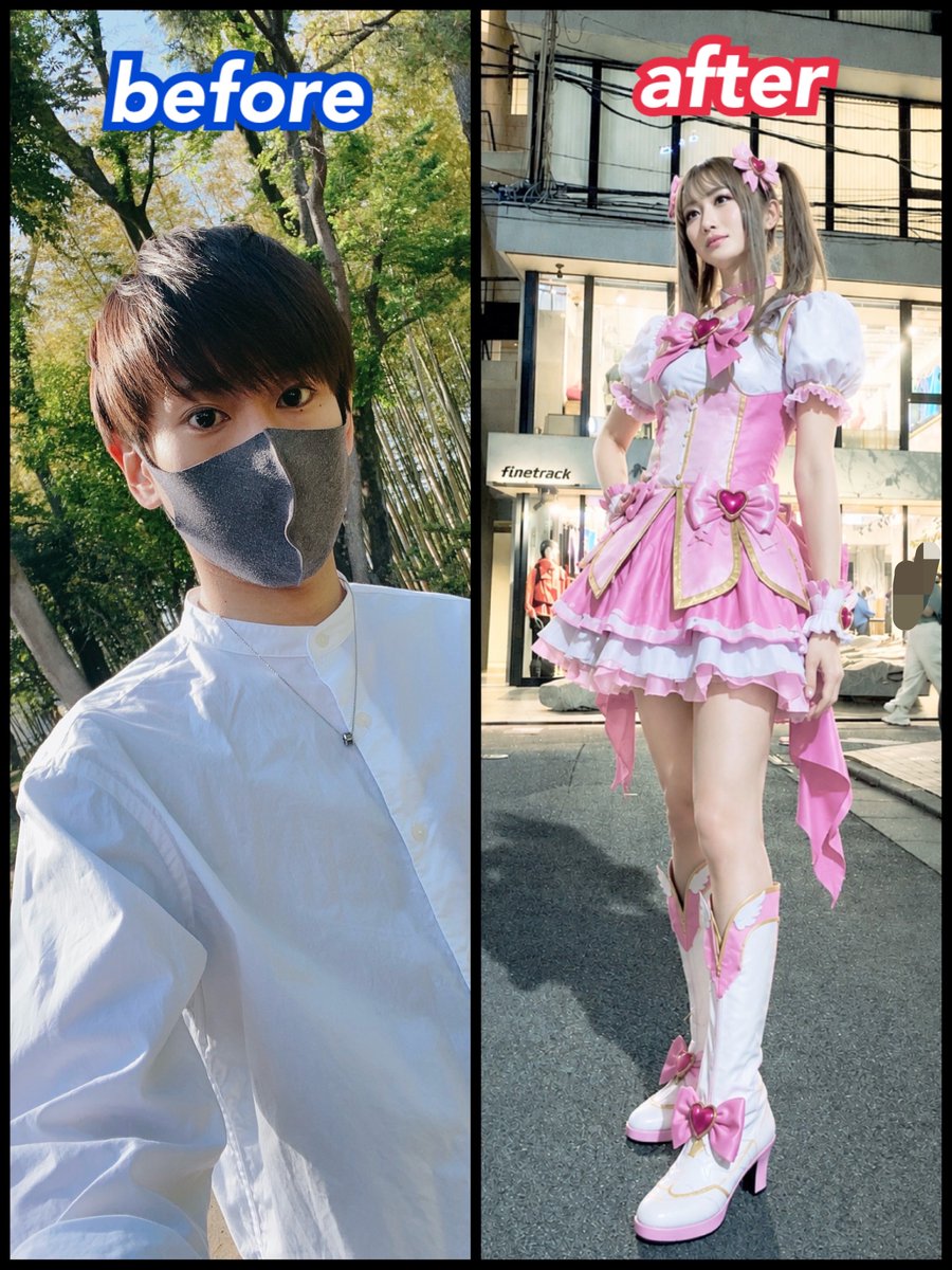 nontaso_7890's tweet photo. 日本人男性です🇯🇵🚹

友達にプリキュアみたいな格好を…
させられました…😖

スカート履き慣れてなくて…
内股で歩かないと見えちゃうし…

恥ずかしかった…😂 https://t.co/8b9NDmZsqY