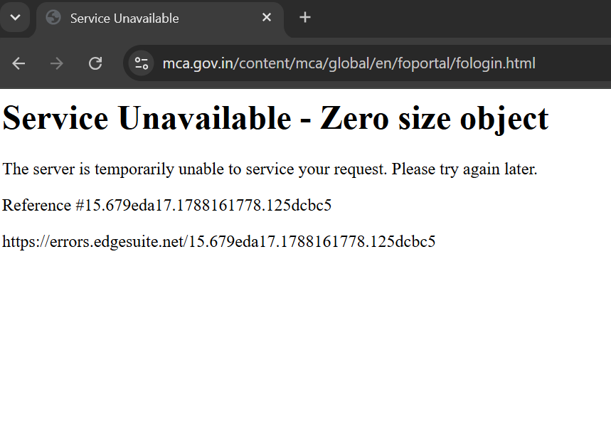 Parbatpatel97's tweet photo. MCA portal has been extremely slow for the last 4–5 days, and since this morning, even login is not working. Professionals are unable to carry out statutory filings and compliance work. Kindly extend CCFS 2026 and ensure the portal functions properly @HelpdeskMCA21V3 @MCA21India https://t.co/uMRQn21CkW