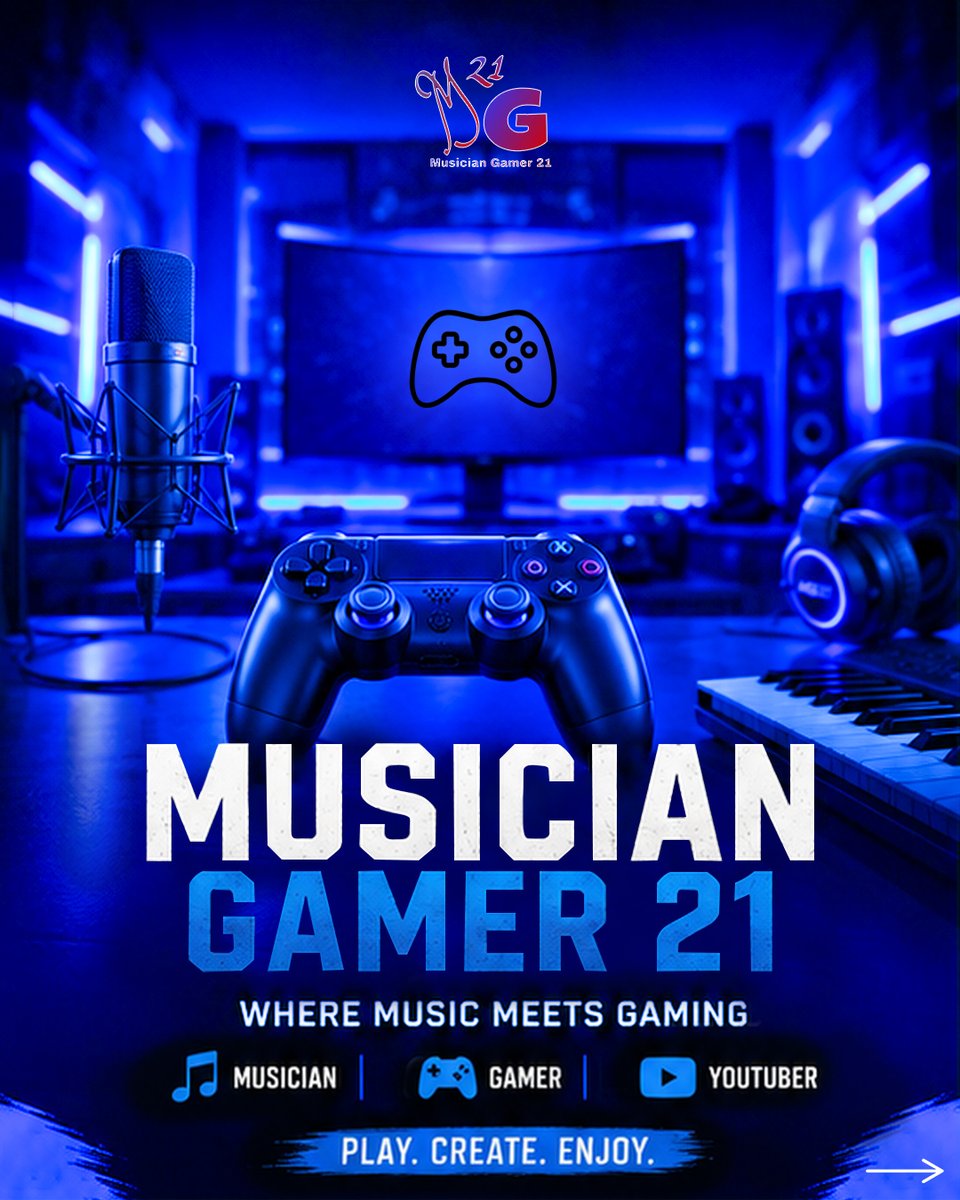 MusicianGamer2's tweet photo. 🎮🎶 Where music meets gaming! From creating music to intense gaming sessions, it’s all about passion, creativity, and having fun. 💙🔥Play. Create. Stream. Enjoy. Repeat. 🎧🎮

#MusicianGamer21 #Gaming #Music #GamerLife #IndianGamer #YouTuber #GamingCommunity #MusicAndGaming https://t.co/Wzd2dZFYf2
