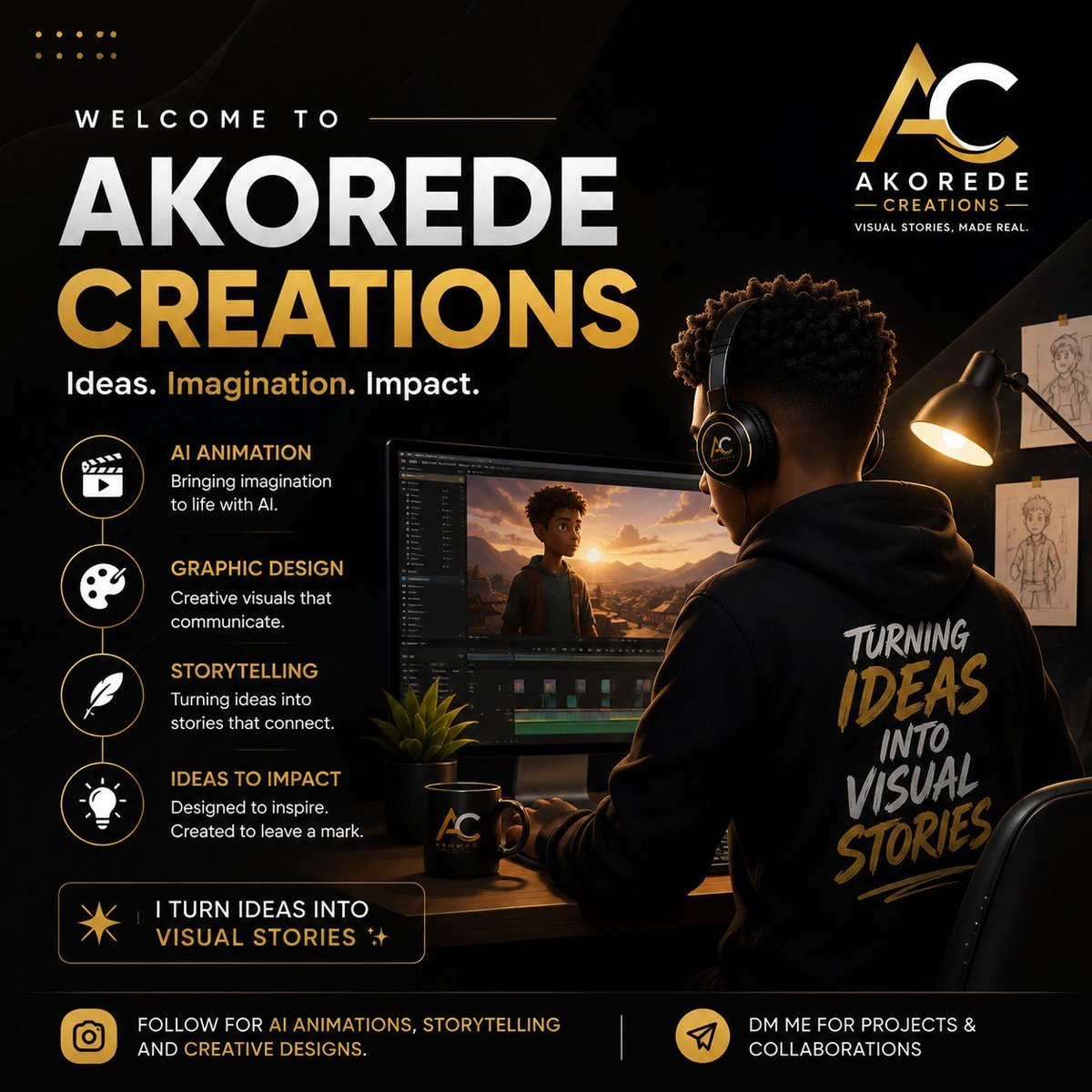 AdejobiAkorede's tweet photo. @abazwhyllzz Make una bring work o
I design
I promote business by doing advert video and so on 🫩 https://t.co/Z4VF5IoBoL