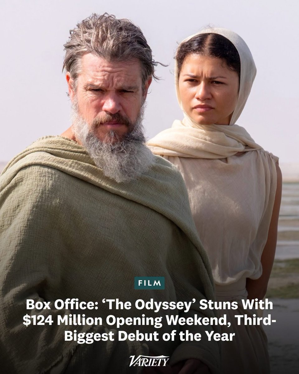 vaniafigue's tweet photo. Congratulations to @ChristopherNolan on the premiere of his highest-grossing film, The Odyssey. Honored to have worked with him and Steven Spielberg on multiple billion-streaming and box office hits. https://t.co/Xphnm8brZs