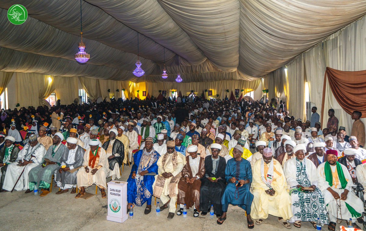 SZakzakyOffice's tweet photo. Leader Sheikh Ibraheem Zakzaky (H) closed the annual Unity Week programme, held in Abuja from 12th to 17th Rabi'ul Awwal. The Unity Week is observed as part of the celebrations marking the birth anniversary of the Messenger of Allah (SAW). https://t.co/itk9uwK6nN