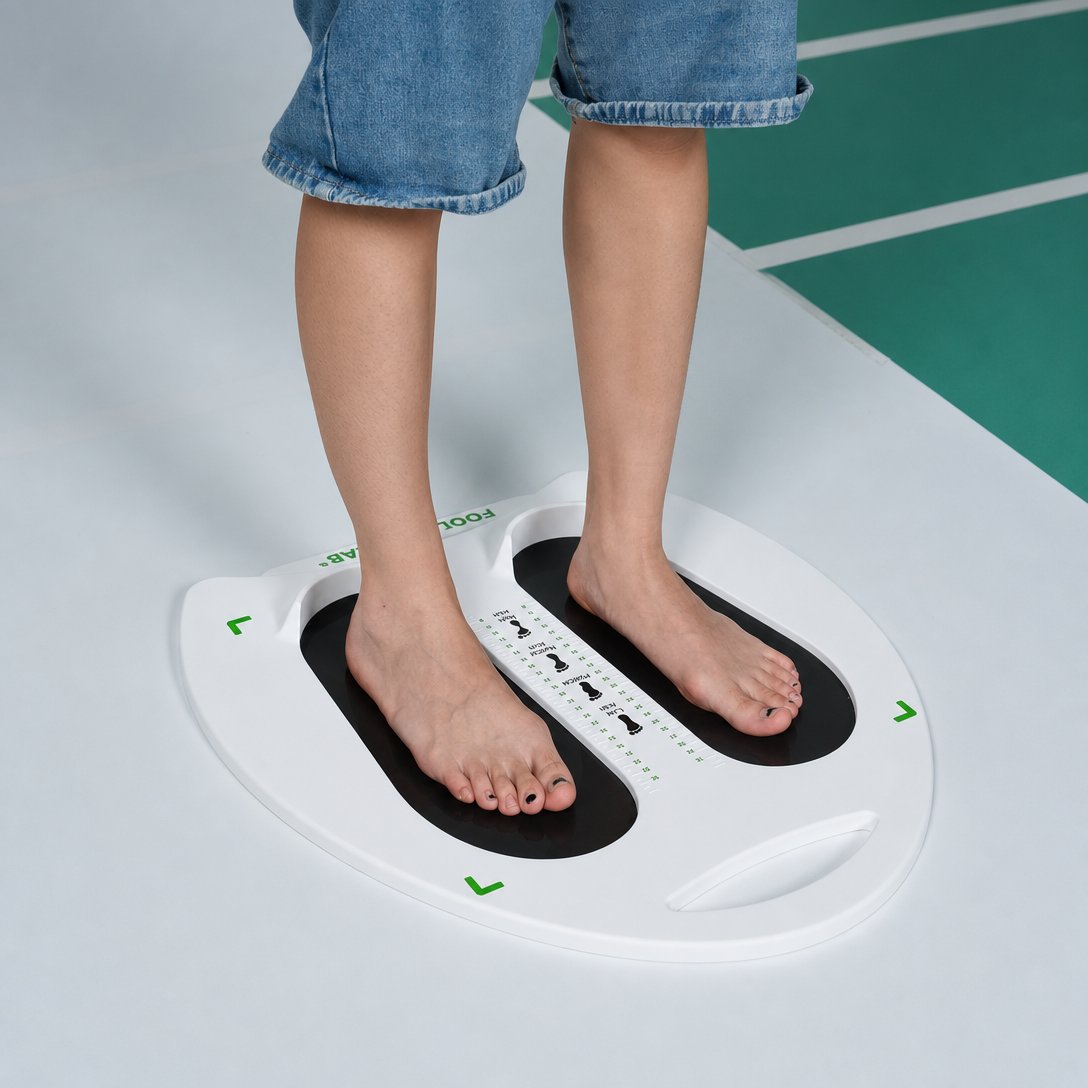 HarkenWong's tweet photo. Do you know your foot shape? Still guessing which insole fits? 
FOOTWORK LAB X1 answers it in seconds. 
In shoe stores, gyms and beyond, customers easily get fitting data that's truly their own — and a printable movement report builds far more trust than any verbal claim.🤩 https://t.co/8JT42DI9gC