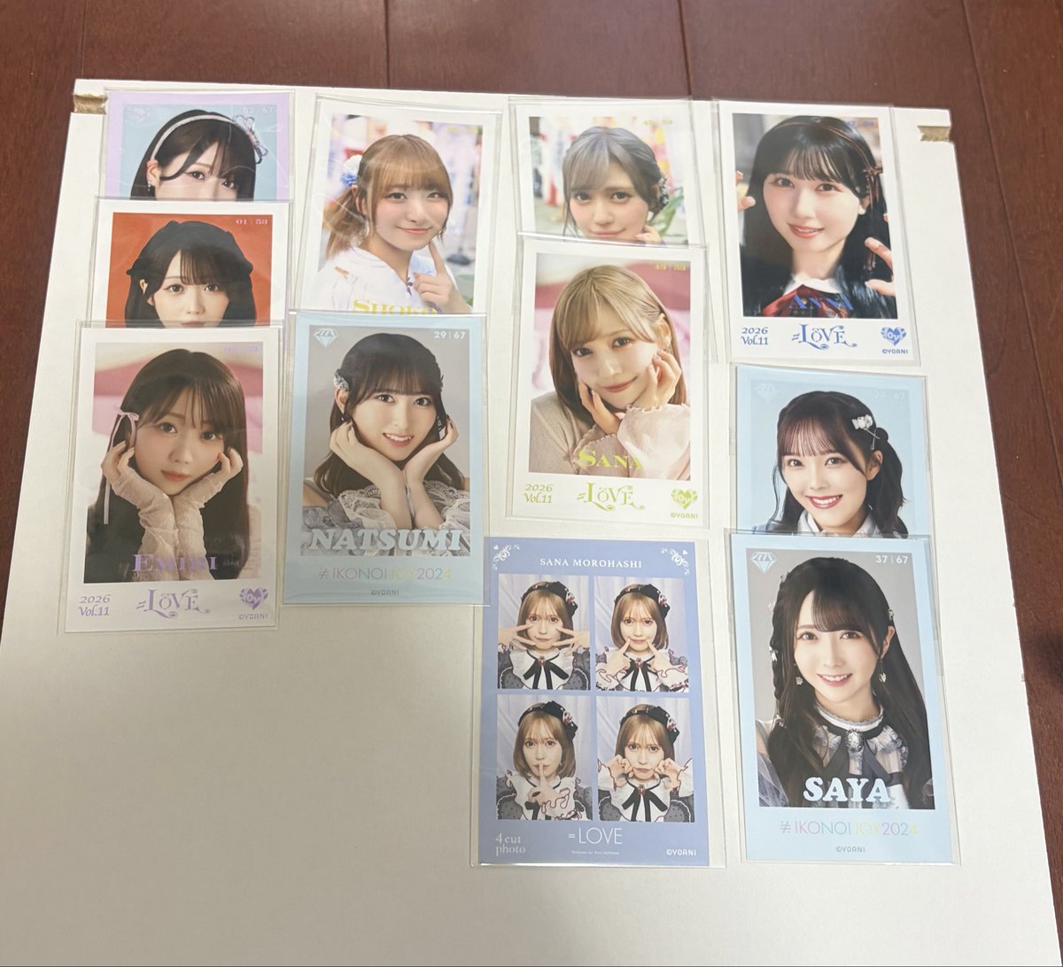 73jvu's tweet photo. イコラブ ノイミー ニアジョイ 生写真  IDミニフォト 缶バッジ トレ

譲：写真内(逆さコンプ) ＝大谷 大場 音嶋
齋藤 瀧脇 山本 諸橋 ≠落合 川中子 谷崎 永田 ≒村山
求：＝野口(固定投稿＞過去物)＞≠蟹沢

郵送(匿名＞通常)、≒神戸10/12、
＝名古屋スペライでのトレ希望です。 https://t.co/IOplRq3vX2