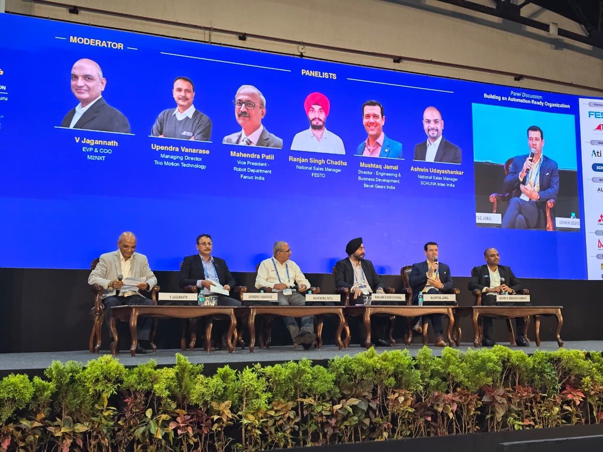BIECentre's tweet photo. That’s a wrap on the 9th Symposium on Automation &amp; Robotics! Hosted by IMTMA at #BIEC, Bengaluru, the 2-day event brought together 250+ delegates, 750+ trade visitors, 30+ solution providers &amp; 25+ expert speakers. #AutomationAndRobotics #IMTMA #SmartManufacturing #Robotics https://t.co/4oglBC5UDm