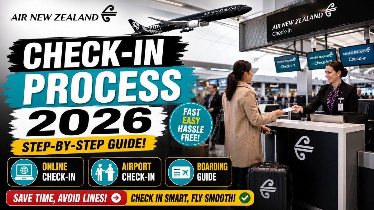 Amarasmith8979's tweet photo. Air New Zealand Check-In Process 2026 ✈️ Online Check-In, Airport Check-In &amp; Boarding Guide

Watch Now- https://t.co/VbBMk2LiC5 https://t.co/T5L2xVRuwa